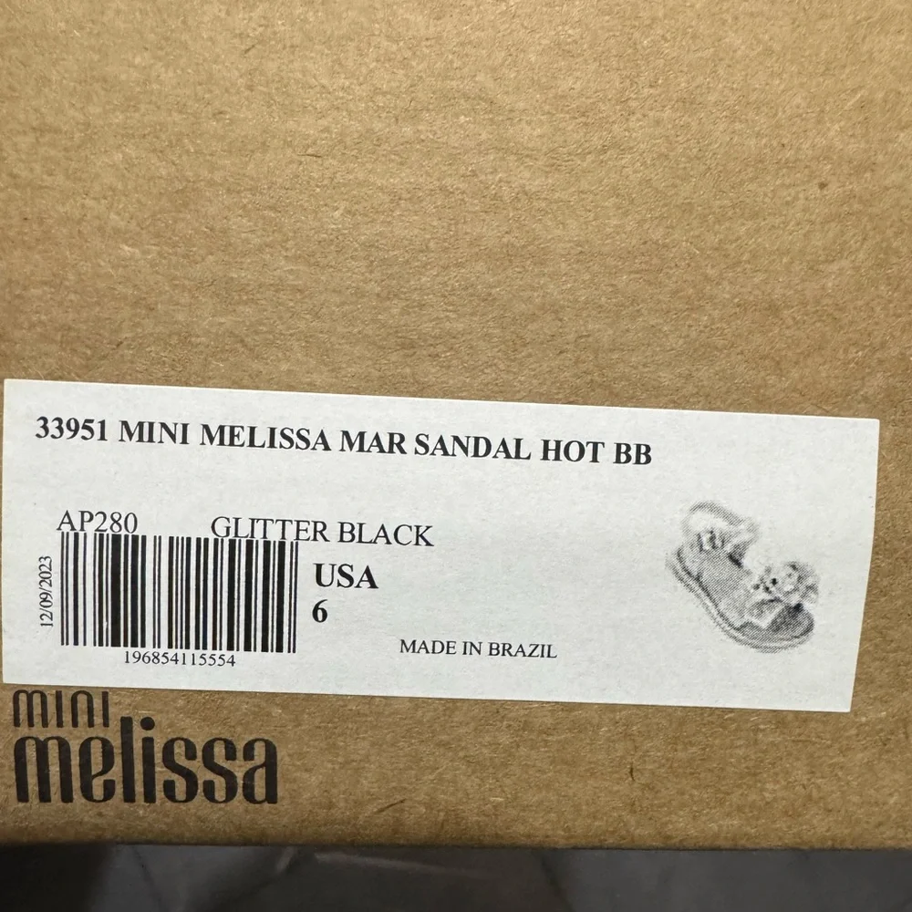 Mini Melissa Mar Jelly Sandals - Picture 4 of 4